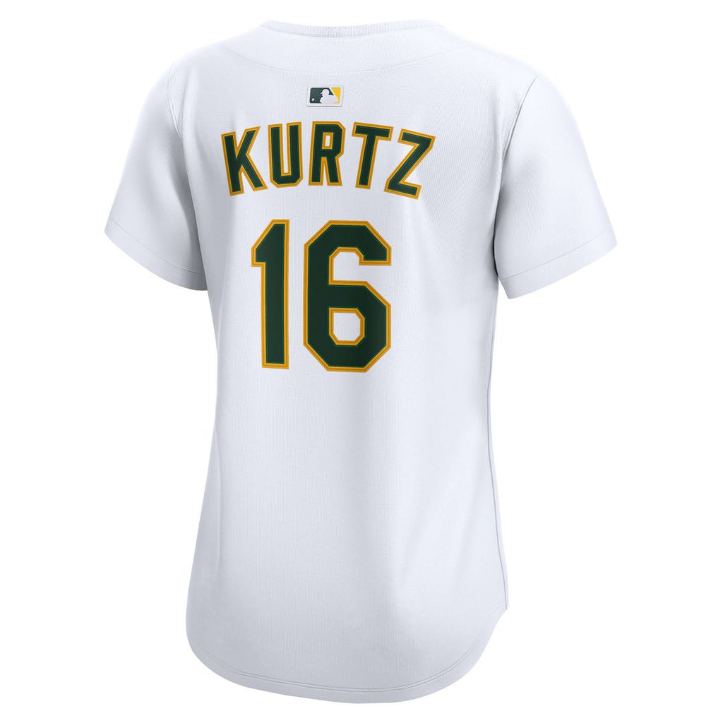 Nick Kurtz Athletics Nike Women's Home Limited Player Jersey - White | MLB Fan Gear
