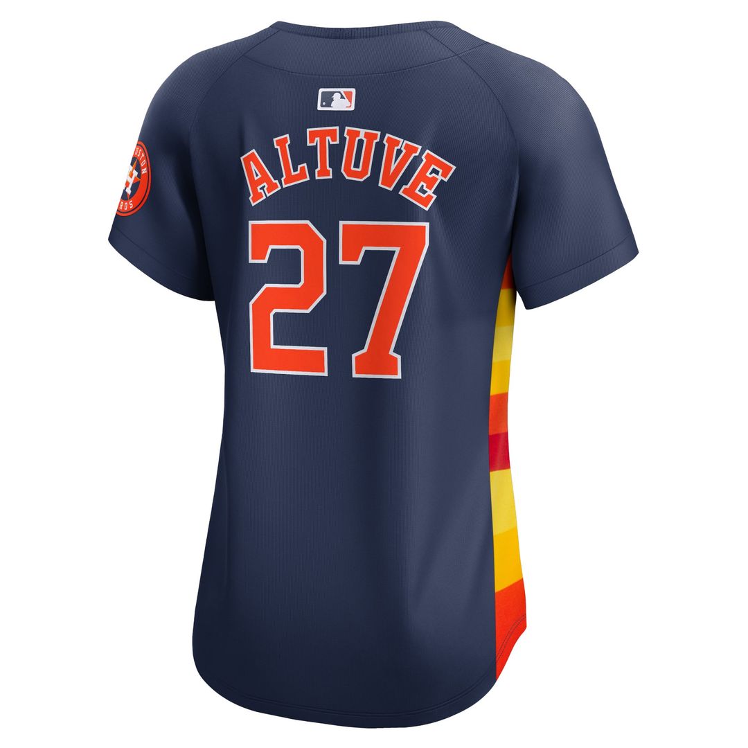 Jose Altuve Houston Astros Nike Women's Alternate Limited Player Jersey – Navy | MLB Fan Gear