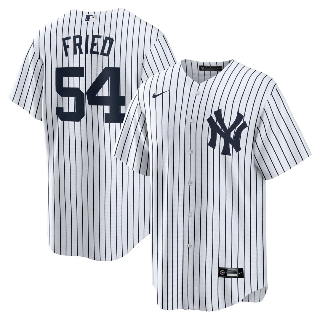 Max Fried New York Yankees Nike Home Replica Player Jersey - White | MLB Fan Gear