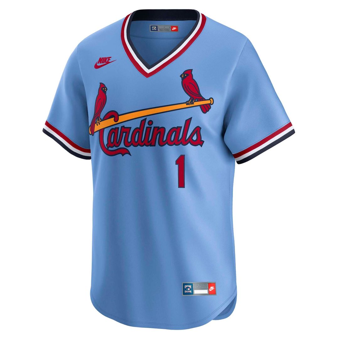 Ozzie Smith St. Louis Cardinals Nike Throwback Cooperstown Collection Limited Jersey - White | MLB Fan Gear