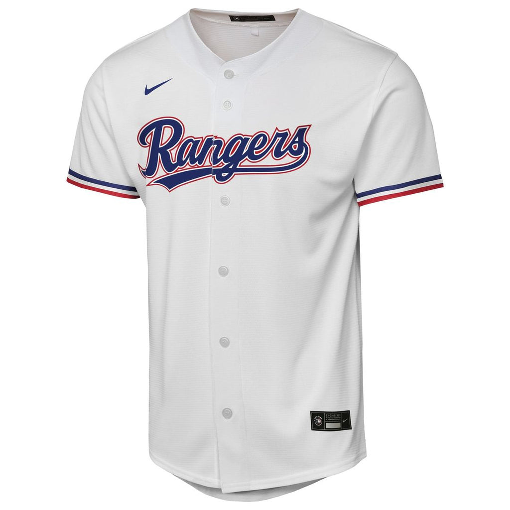 Texas Rangers Nike Youth Home Replica Jersey - White | MLB Fan Gear