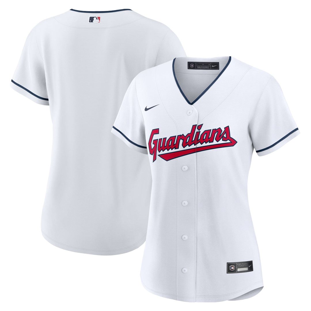Women's Cleveland Guardians Nike Home Replica Team Jersey - White | MLB Fan Gear