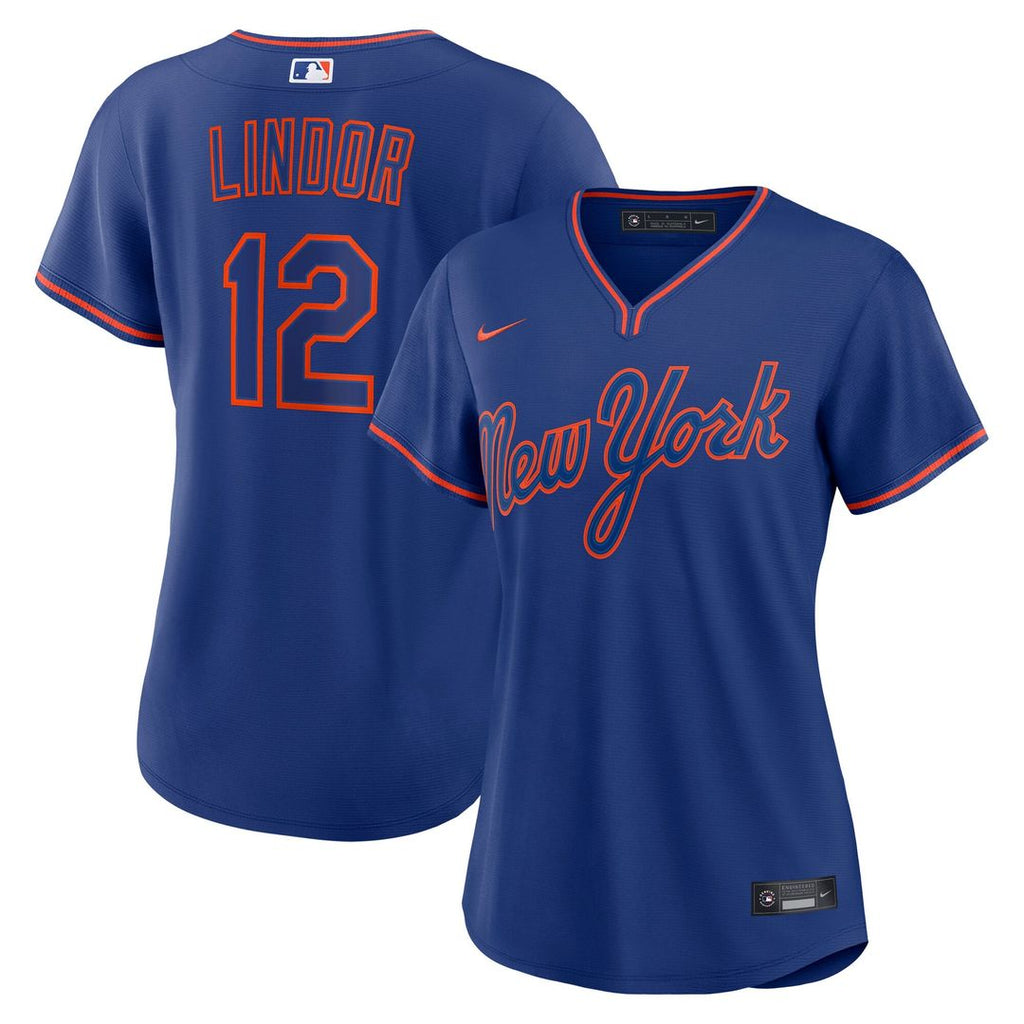 Francisco Lindor New York Mets Nike Women's Alternate Replica Jersey - Royal | MLB Fan Gear