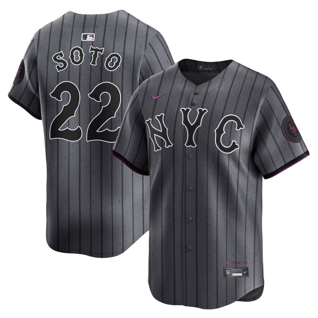 Juan Soto New York Mets Nike City Connect Limited Jersey - Gray | MLB Fan Gear