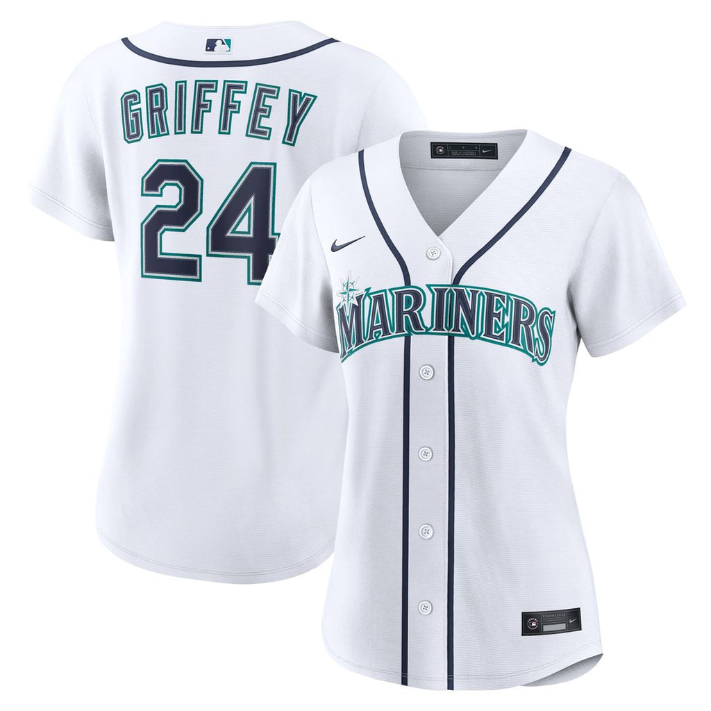 Ken Griffey Jr. Seattle Mariners Nike Women's Home Replica Jersey - White | MLB Fan Gear
