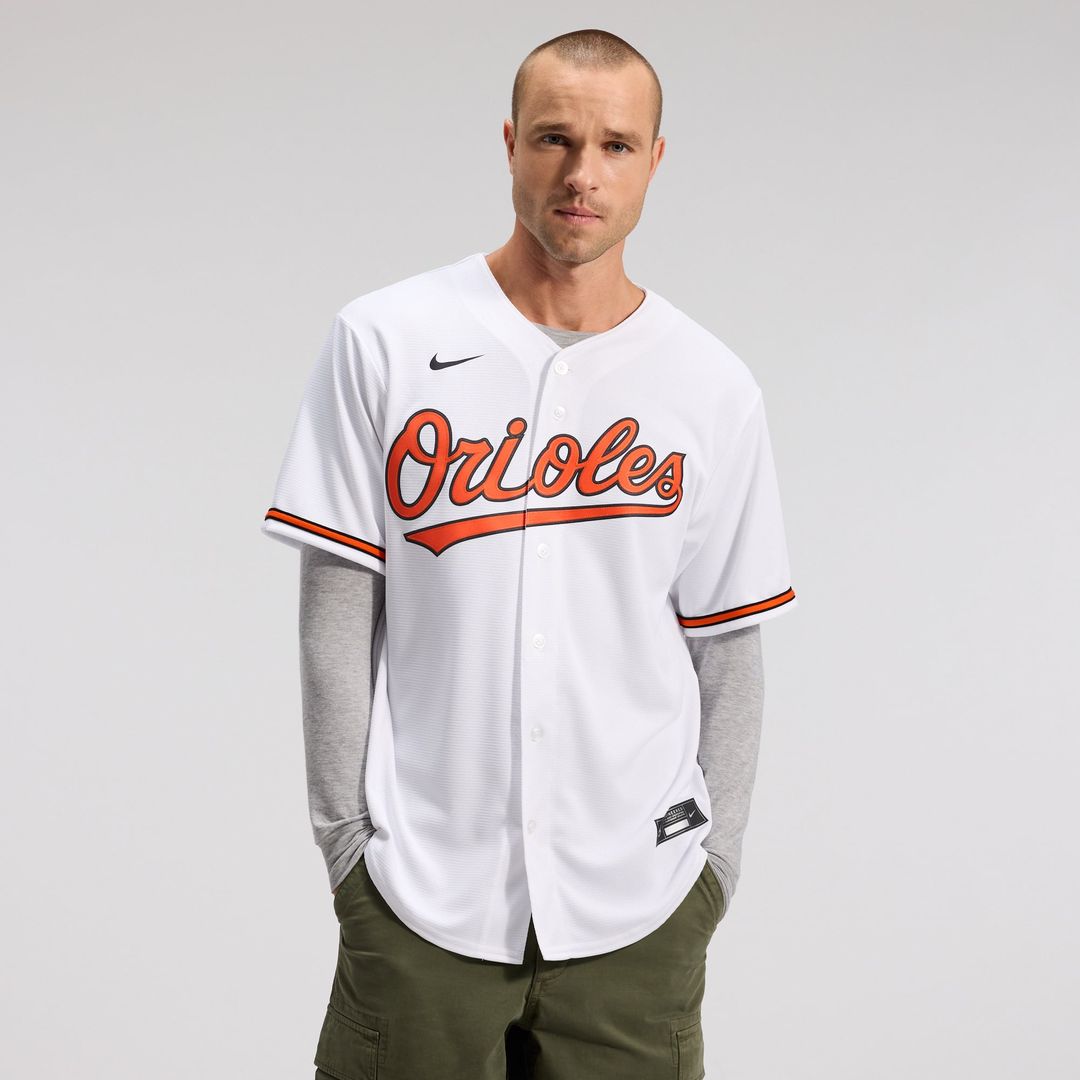 Baltimore Orioles Nike Home Replica Team Jersey - White | MLB Fan Gear