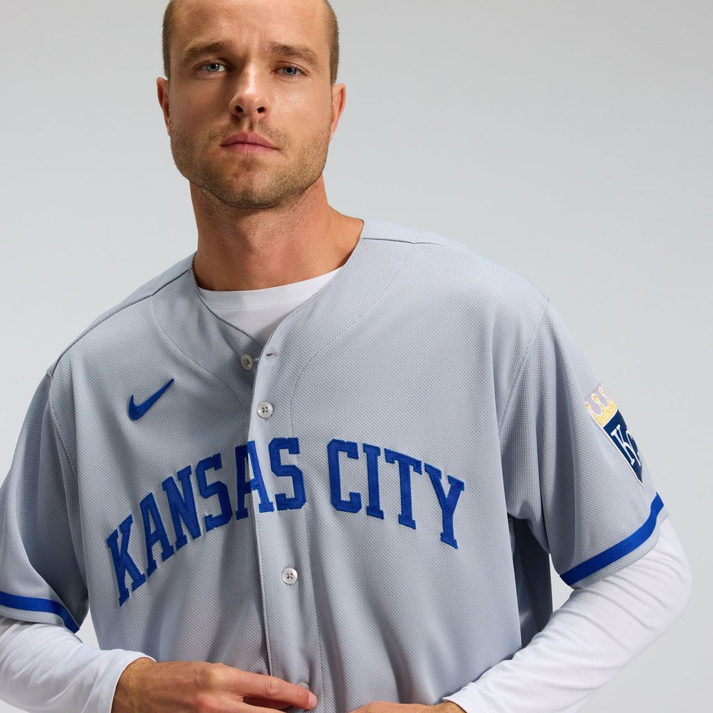 Kansas City Royals Nike 2022 Road Authentic Jersey - Gray | MLB Fan Gear
