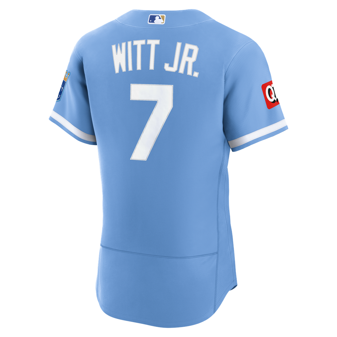 Bobby Witt Jr. Kansas City Royals Nike Home Authentic Sponsor Patch Jersey - White | MLB Fan Gear