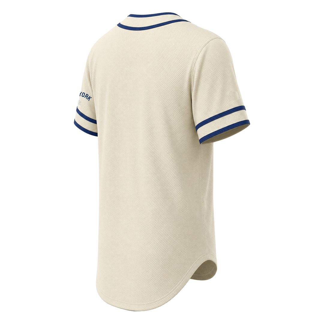 New York Yankees Stitches Throwback Fashion Jersey - Natural | MLB Fan Gear