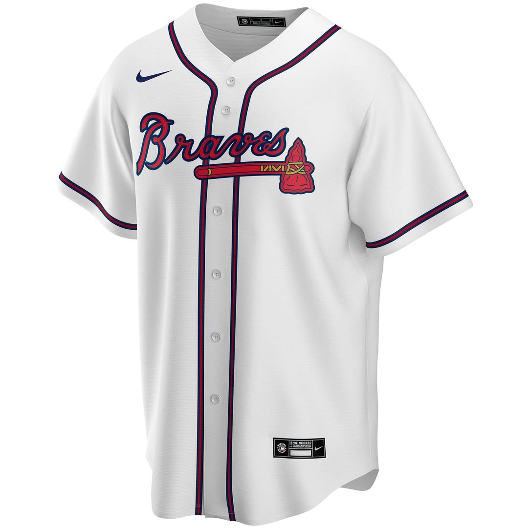 Atlanta Braves Nike Home Replica Custom Jersey - White | MLB Fan Gear