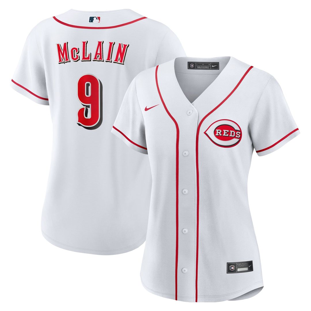 Matt McLain Cincinnati Reds Nike Women's Home Replica Jersey - White | MLB Fan Gear