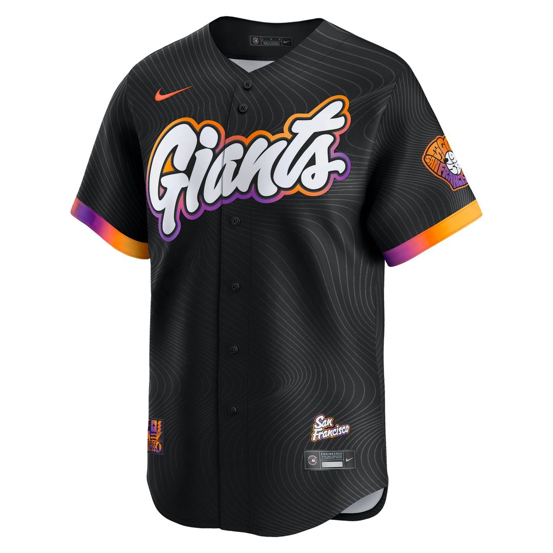 San Francisco Giants Nike 2025 City Connect Limited Jersey - Anthracite | MLB Fan Gear