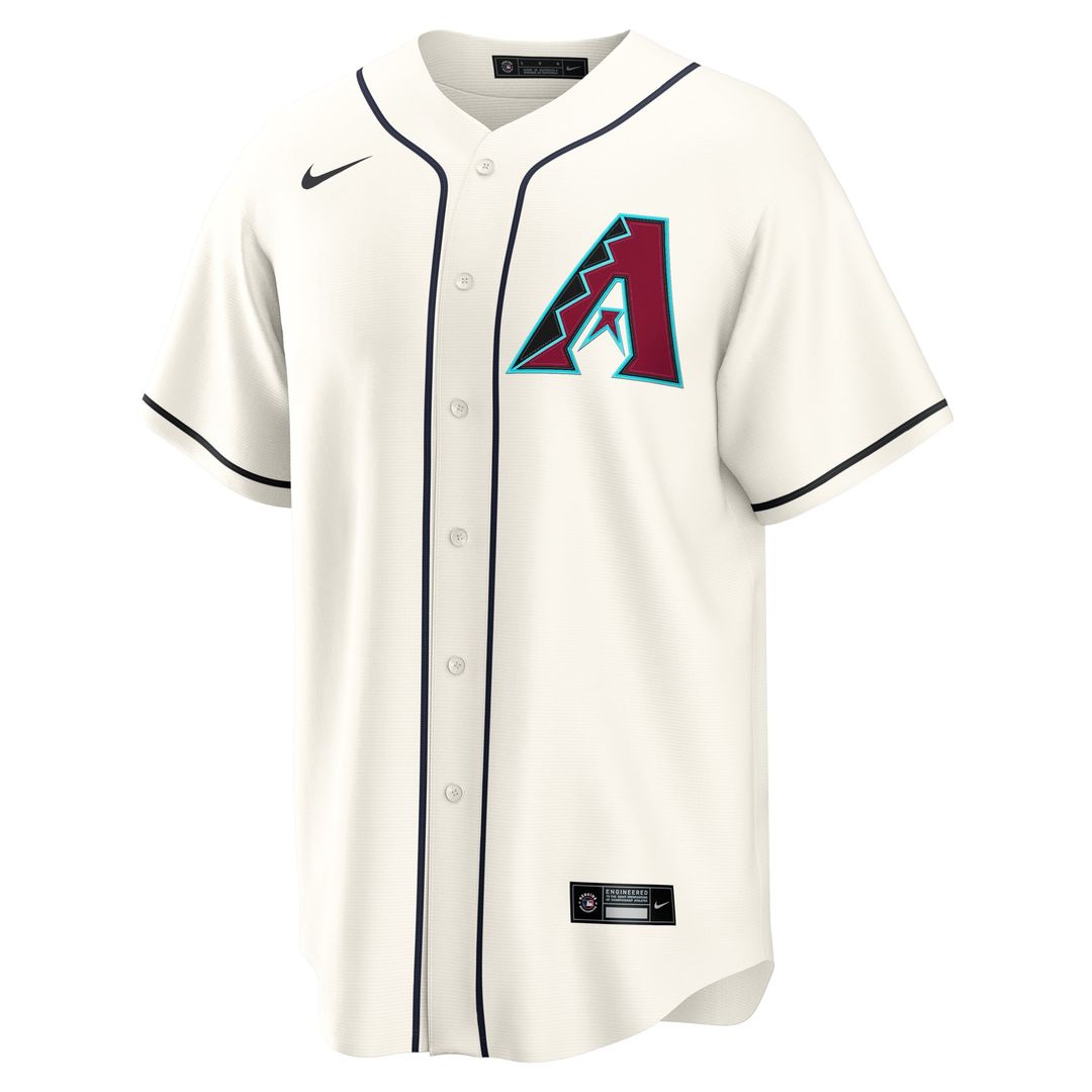 Arizona Diamondbacks Nike Home Replica Jersey - Cream | MLB Fan Gear