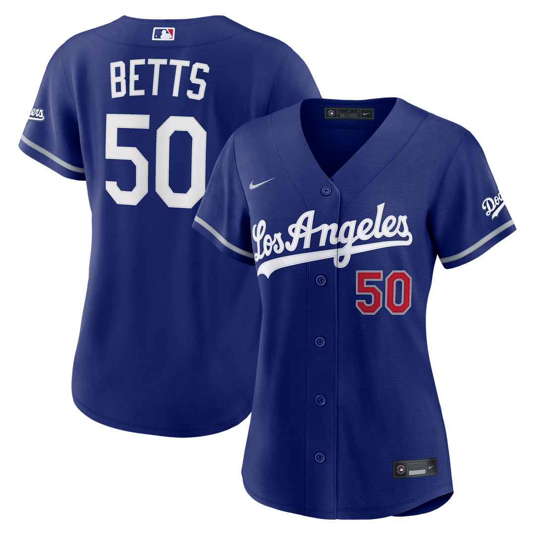 Mookie Betts Los Angeles Dodgers Nike Women's Alternate Stadium Jersey - Royal | MLB Fan Gear