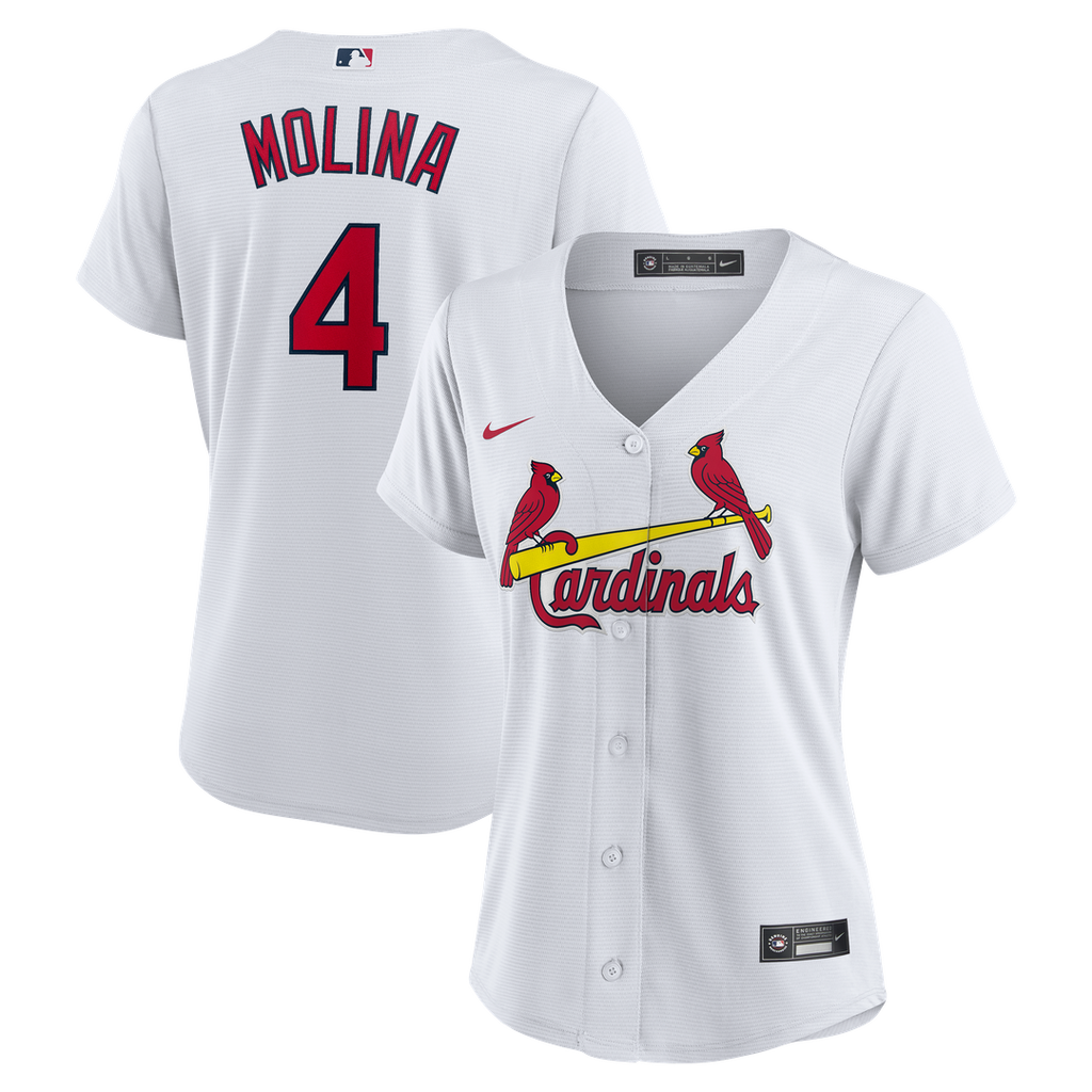 Yadier Molina St. Louis Cardinals Nike Women's Home Replica Jersey - White | MLB Fan Gear