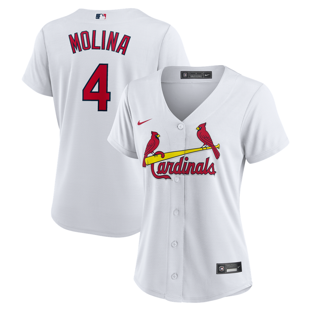 Yadier Molina St. Louis Cardinals Nike Women's Home Replica Jersey - White | MLB Fan Gear