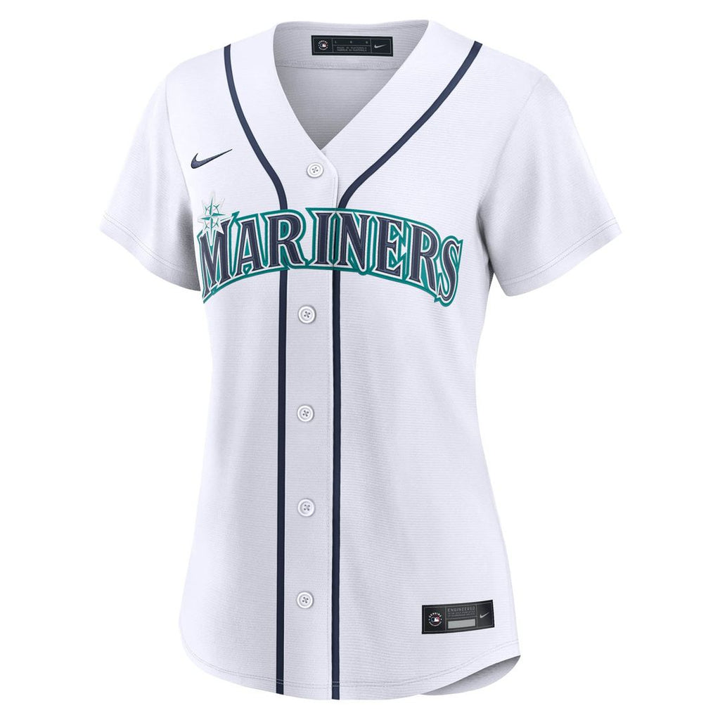 Seattle Mariners Nike Women's Home Replica Custom Jersey - White | MLB Fan Gear
