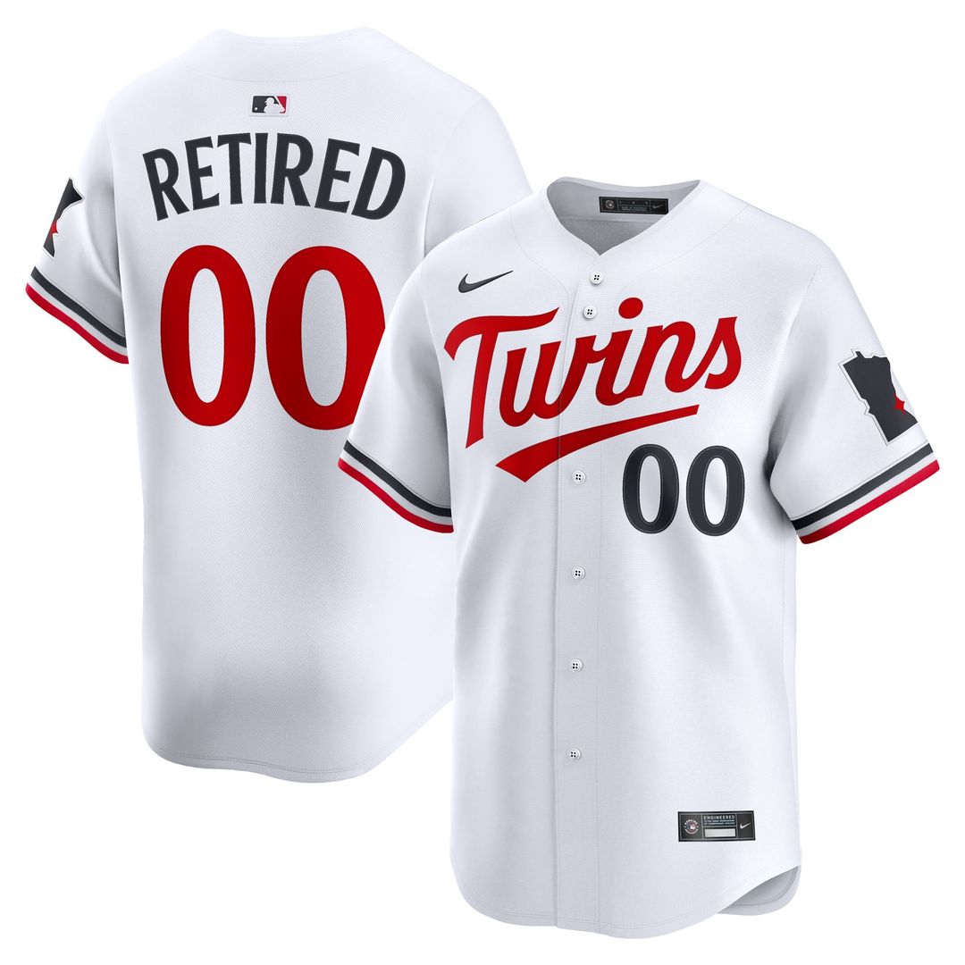 Minnesota Twins Nike Home Limited Pick-A-Player Retired Roster Jersey - White | MLB Fan Gear