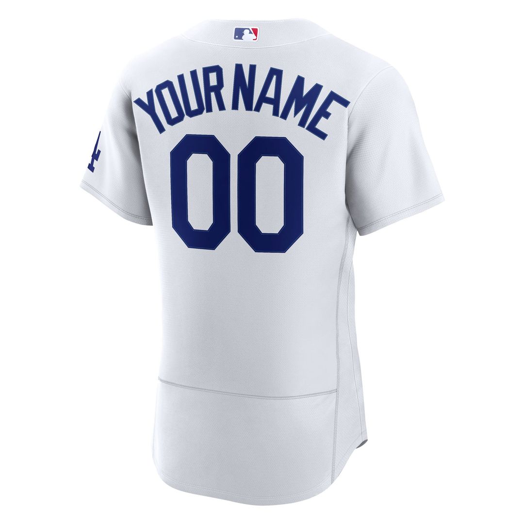 Los Angeles Dodgers Nike Home Authentic Custom Jersey - White | MLB Fan Gear