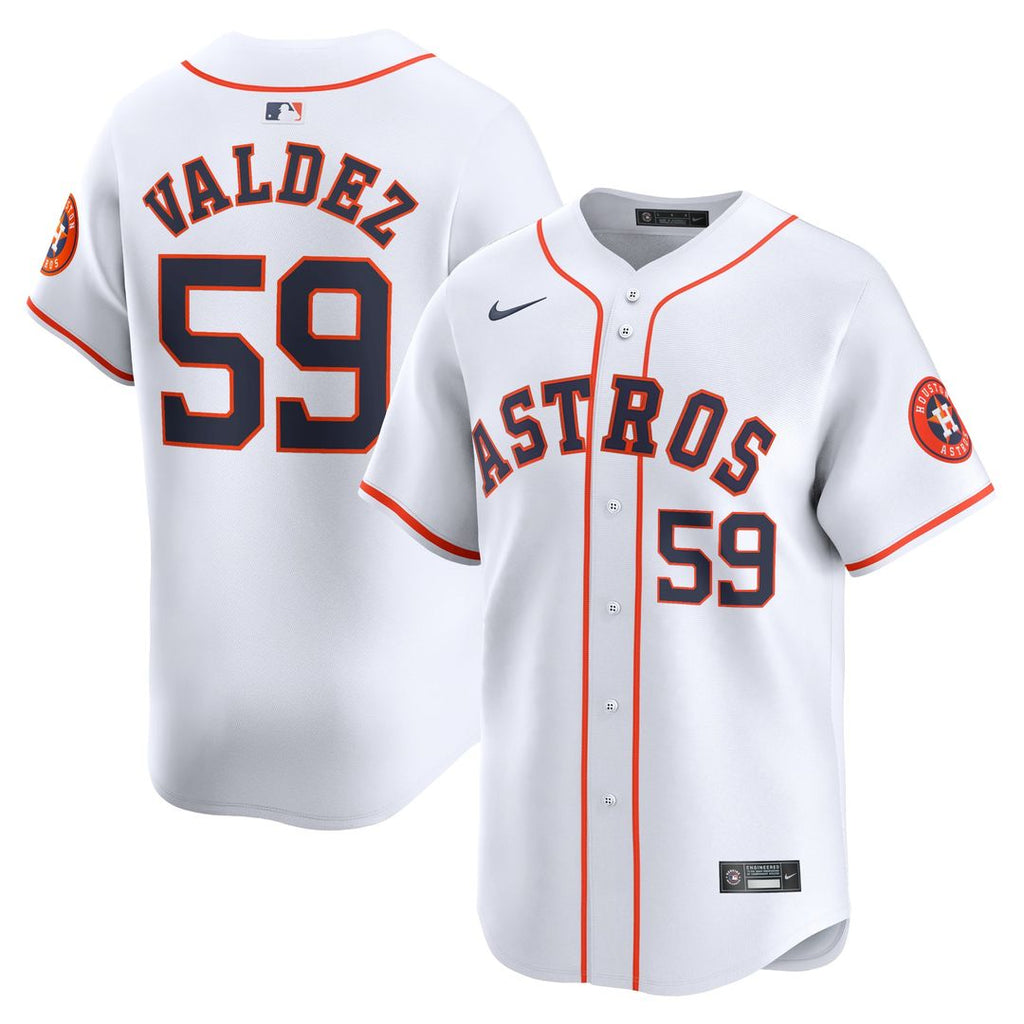 Framber Valdez Houston Astros Nike Home Limited Player Jersey - White | MLB Fan Gear