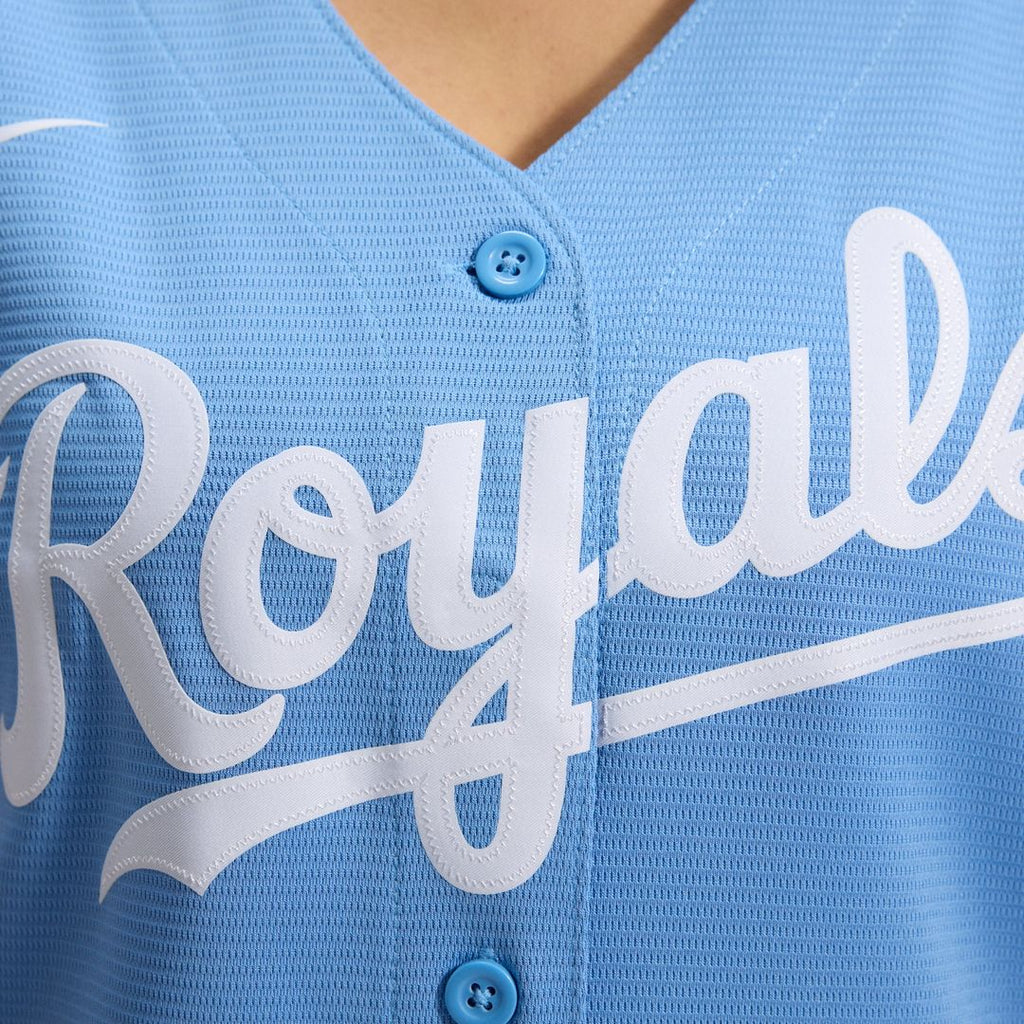 Kansas City Royals Nike Women's Alternate Replica Team Logo Jersey - Light Blue | MLB Fan Gear