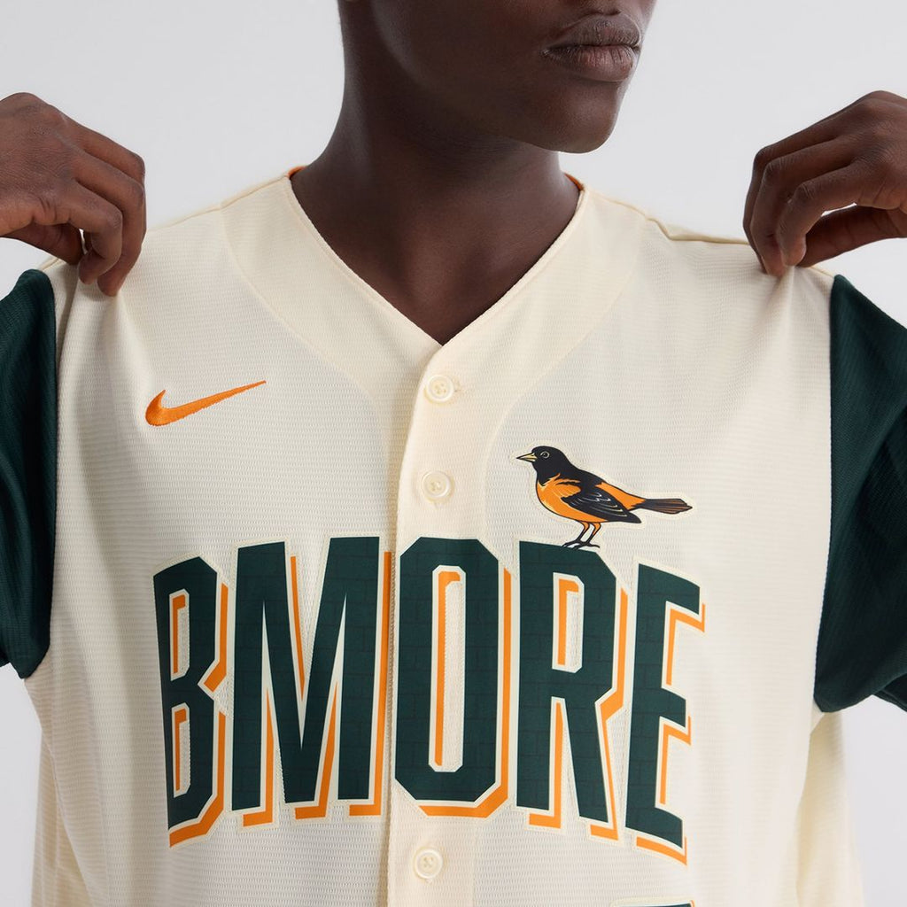 Jackson Holliday Baltimore Orioles Nike 2026 City Connect Stadium Jersey - Cream | MLB Fan Gear