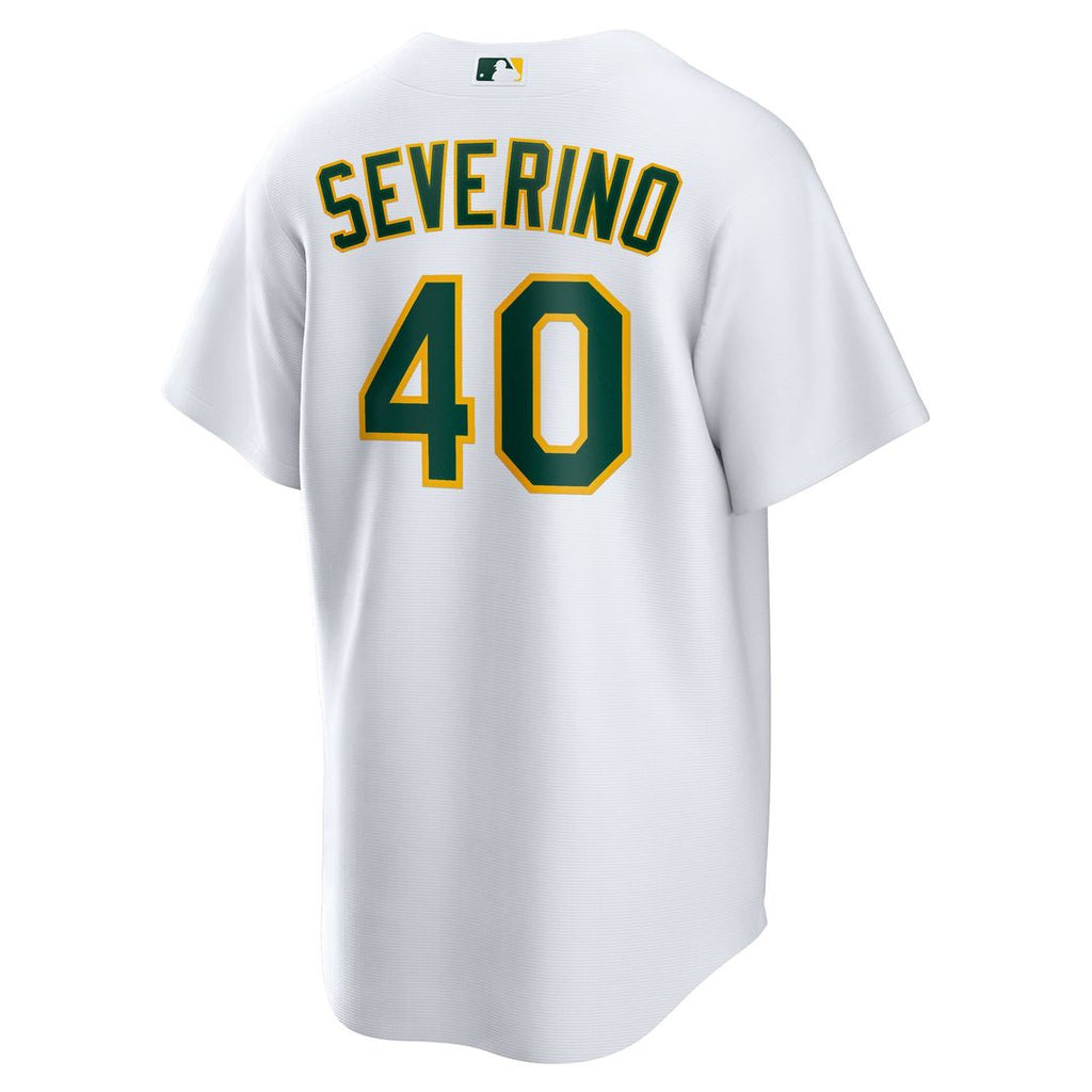Luis Severino Athletics Nike Home Replica Jersey - White | MLB Fan Gear