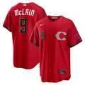 Matt McLain Cincinnati Reds Nike 2026 City Connect Stadium Jersey - Red | MLB Fan Gear