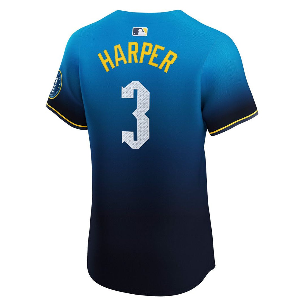 Bryce Harper Philadelphia Phillies Nike City Connect Elite Jersey - Navy | MLB Fan Gear