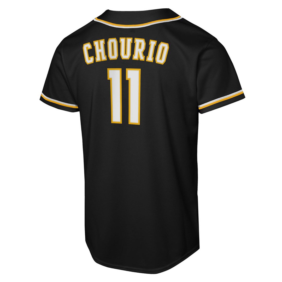 Jackson Chourio Milwaukee Brewers Nike Youth Fashion Replica Player Jersey - Black | MLB Fan Gear