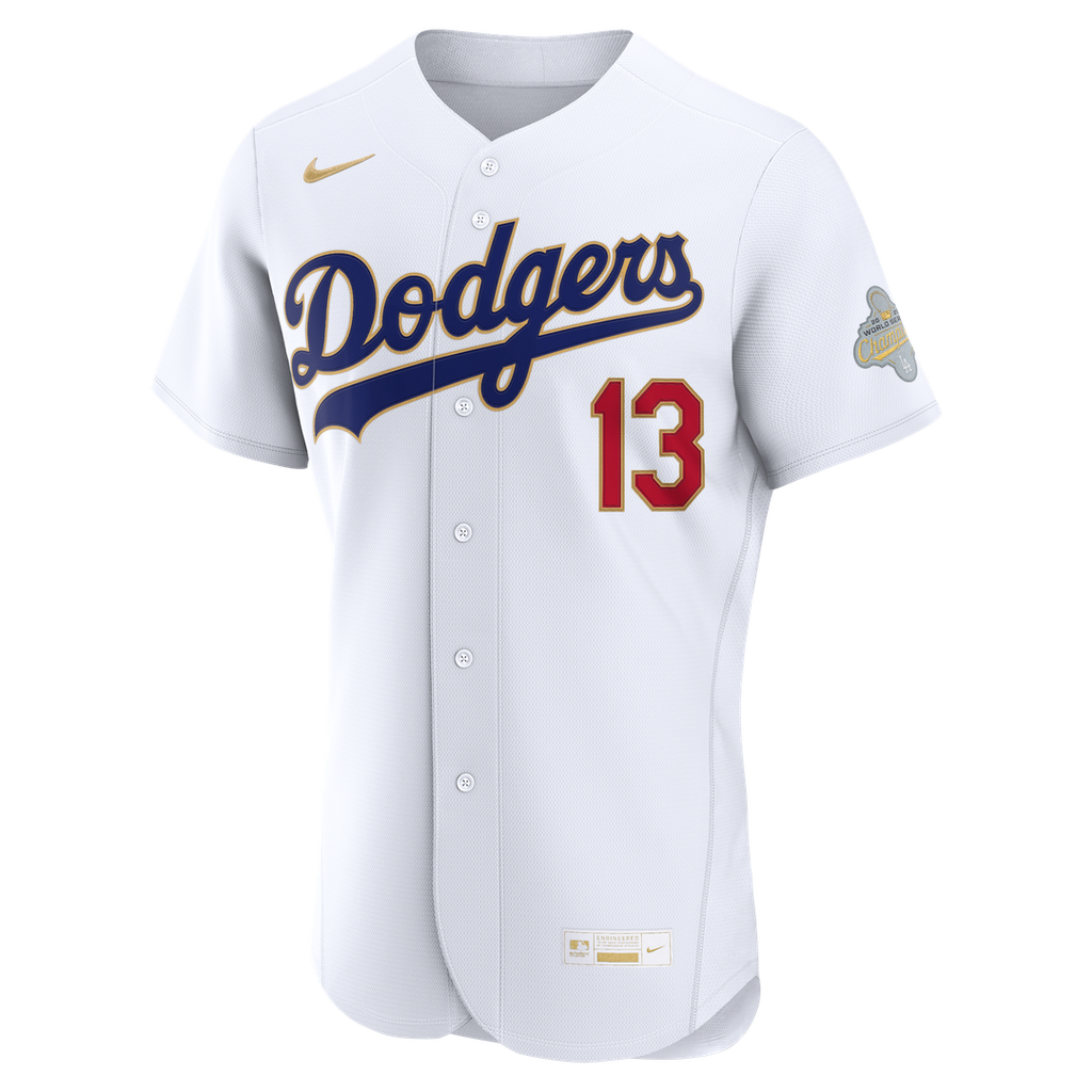 Max Muncy Los Angeles Dodgers Nike 2026 Gold Collection Authentic Jersey - White | MLB Fan Gear