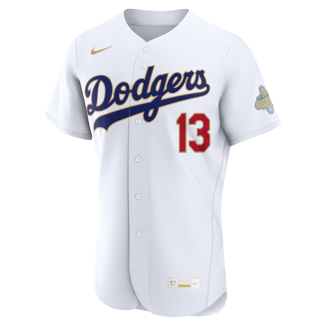 Max Muncy Los Angeles Dodgers Nike 2026 Gold Collection Authentic Jersey - White | MLB Fan Gear
