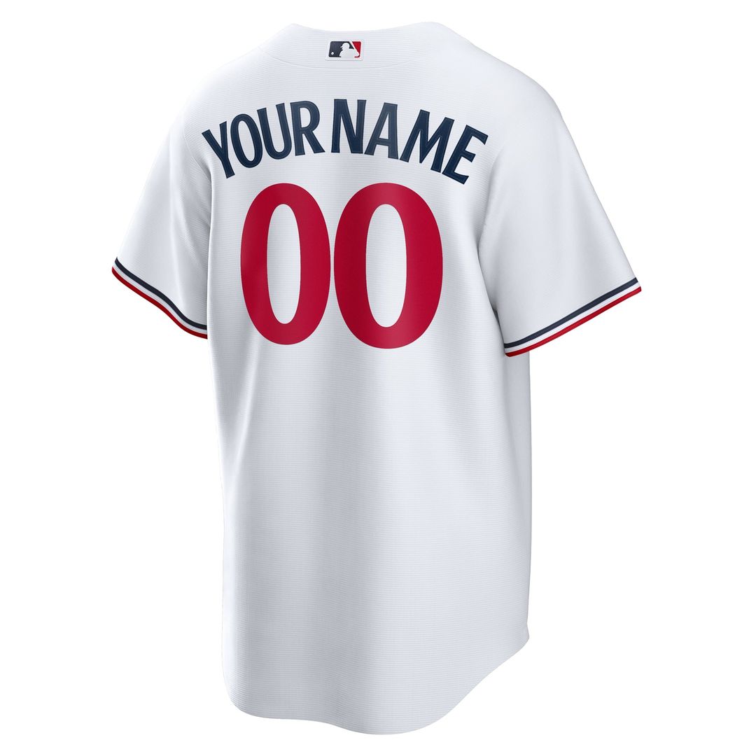Minnesota Twins Nike Home Replica Custom Jersey - White | MLB Fan Gear