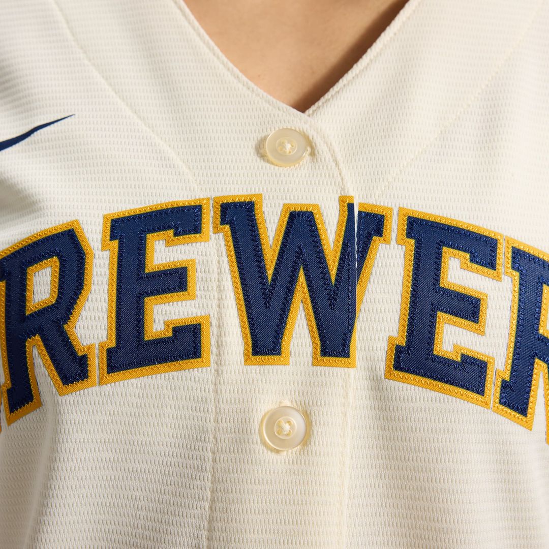 Sal Frelick Milwaukee Brewers Nike Women's Home Replica Jersey - Cream | MLB Fan Gear