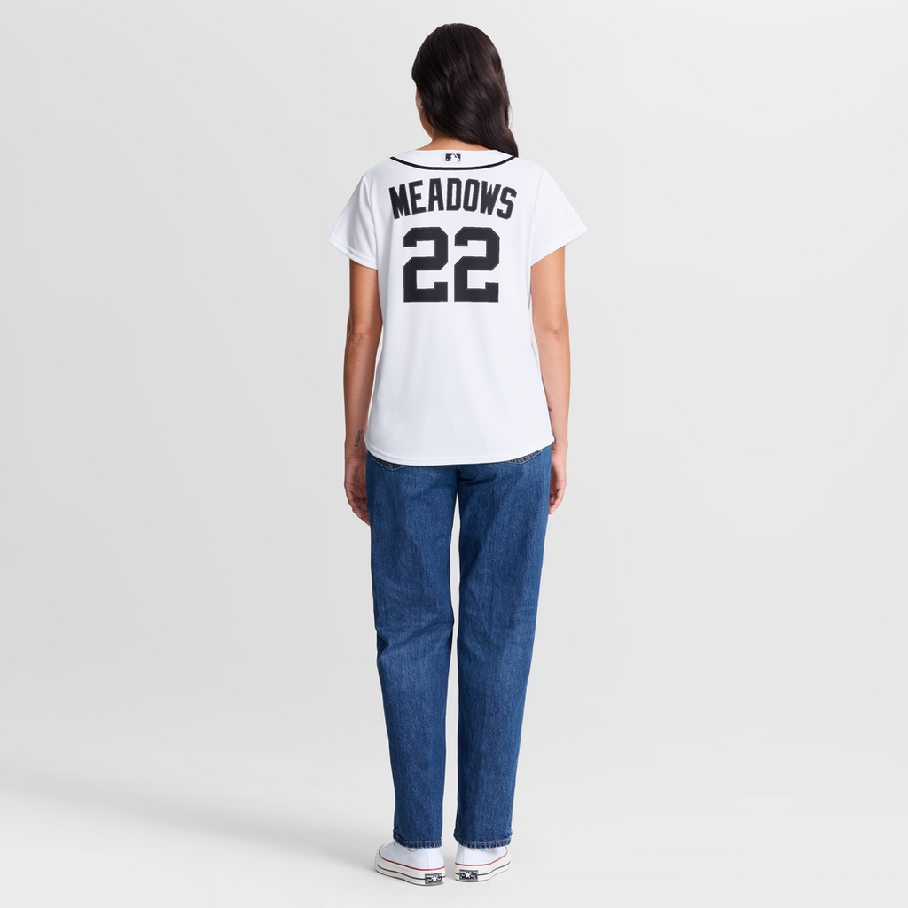 Parker Meadows Detroit Tigers Nike Women's Home Replica Jersey - White | MLB Fan Gear