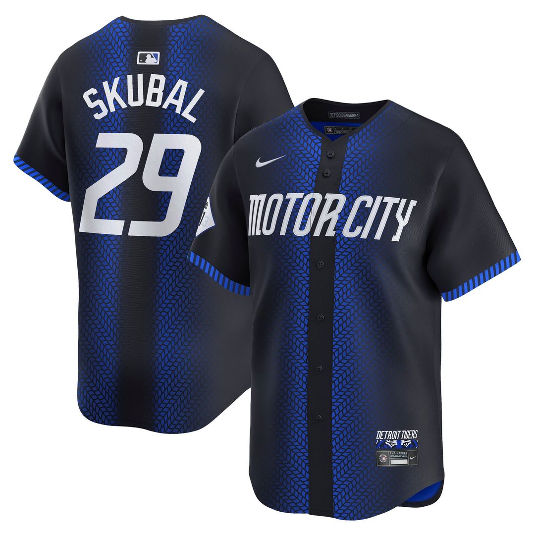 Tarik Skubal Detroit Tigers Nike City Connect Limited Jersey - Navy | MLB Fan Gear