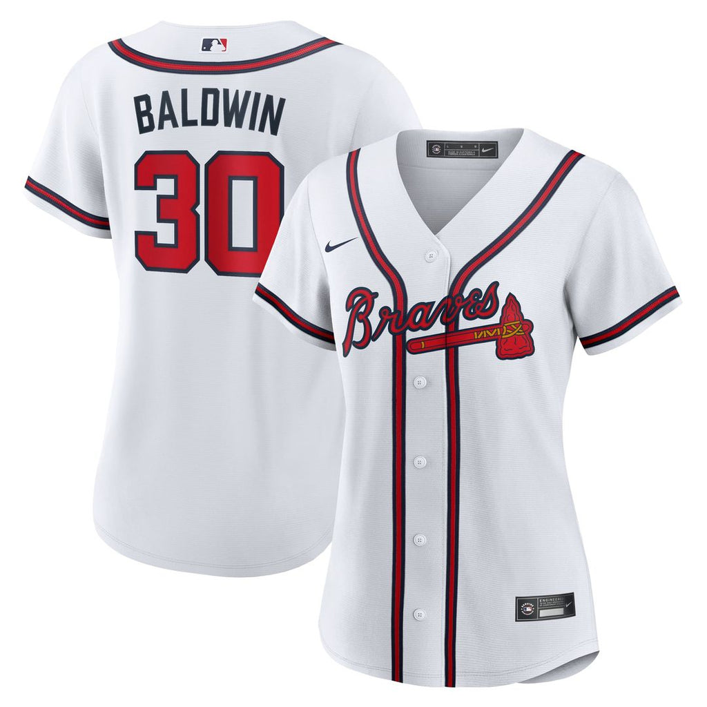 Drake Baldwin Atlanta Braves Nike Women's Home Replica Jersey - White | MLB Fan Gear