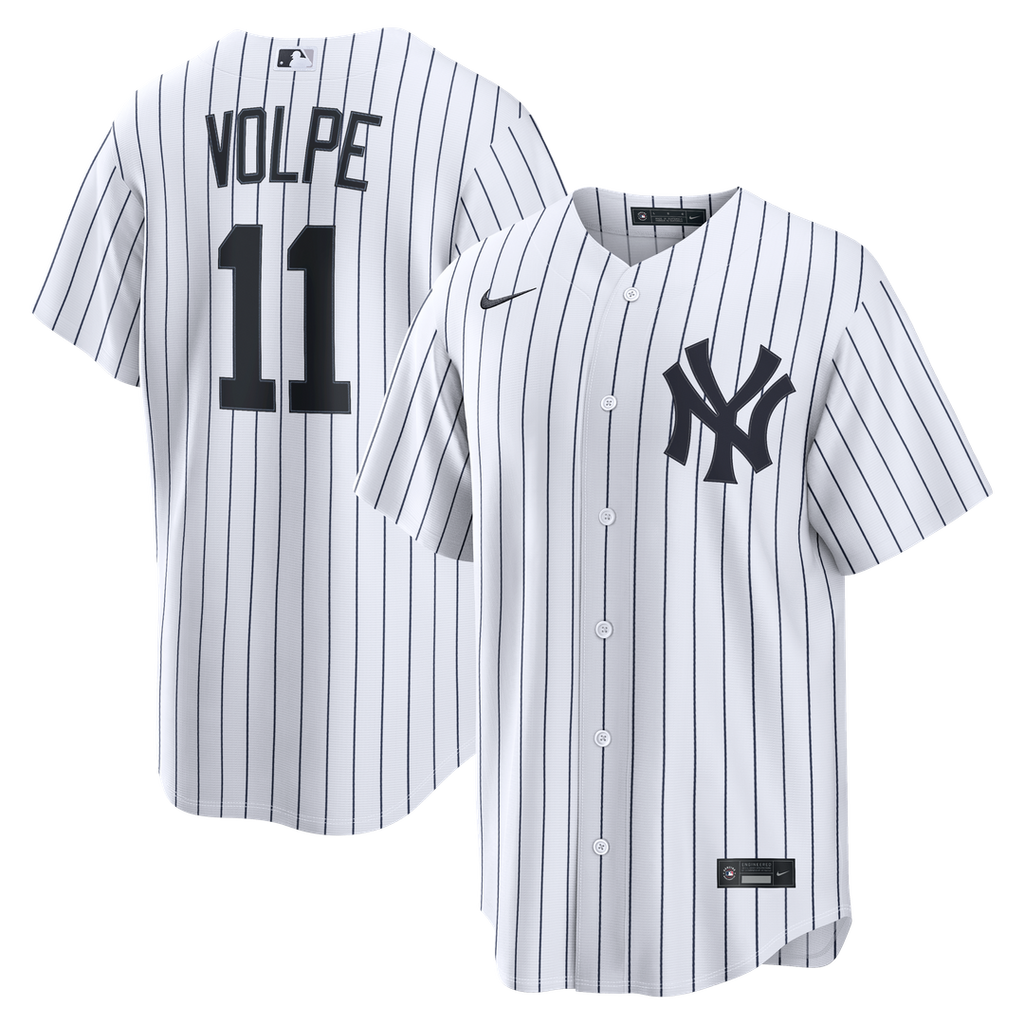 Anthony Volpe New York Yankees Nike Home Replica Jersey - White | MLB Fan Gear