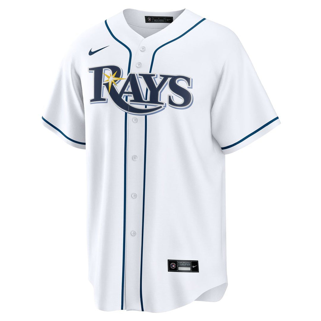 Tampa Bay Rays Nike Home Custom Replica Jersey - White | MLB Fan Gear