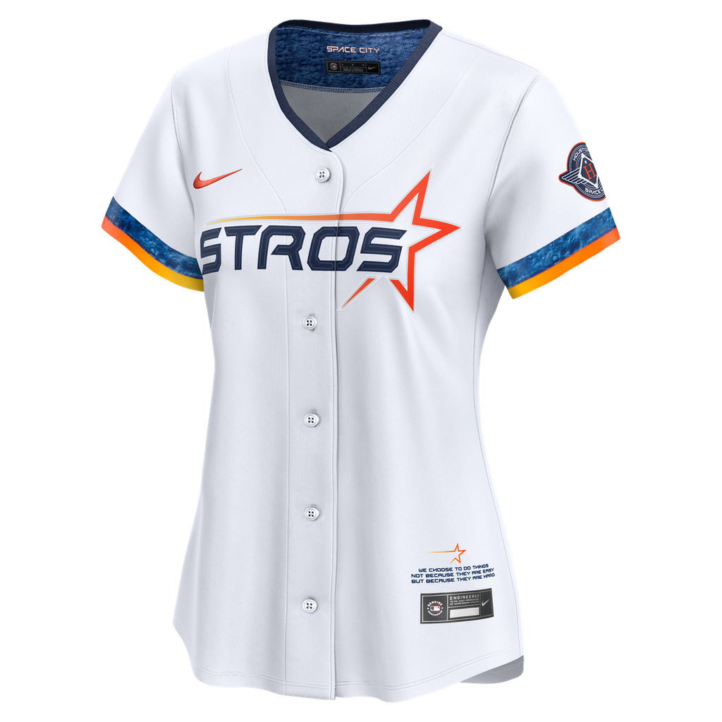 Houston Astros Nike Women's 2025 City Connect Limited Jersey - White | MLB Fan Gear