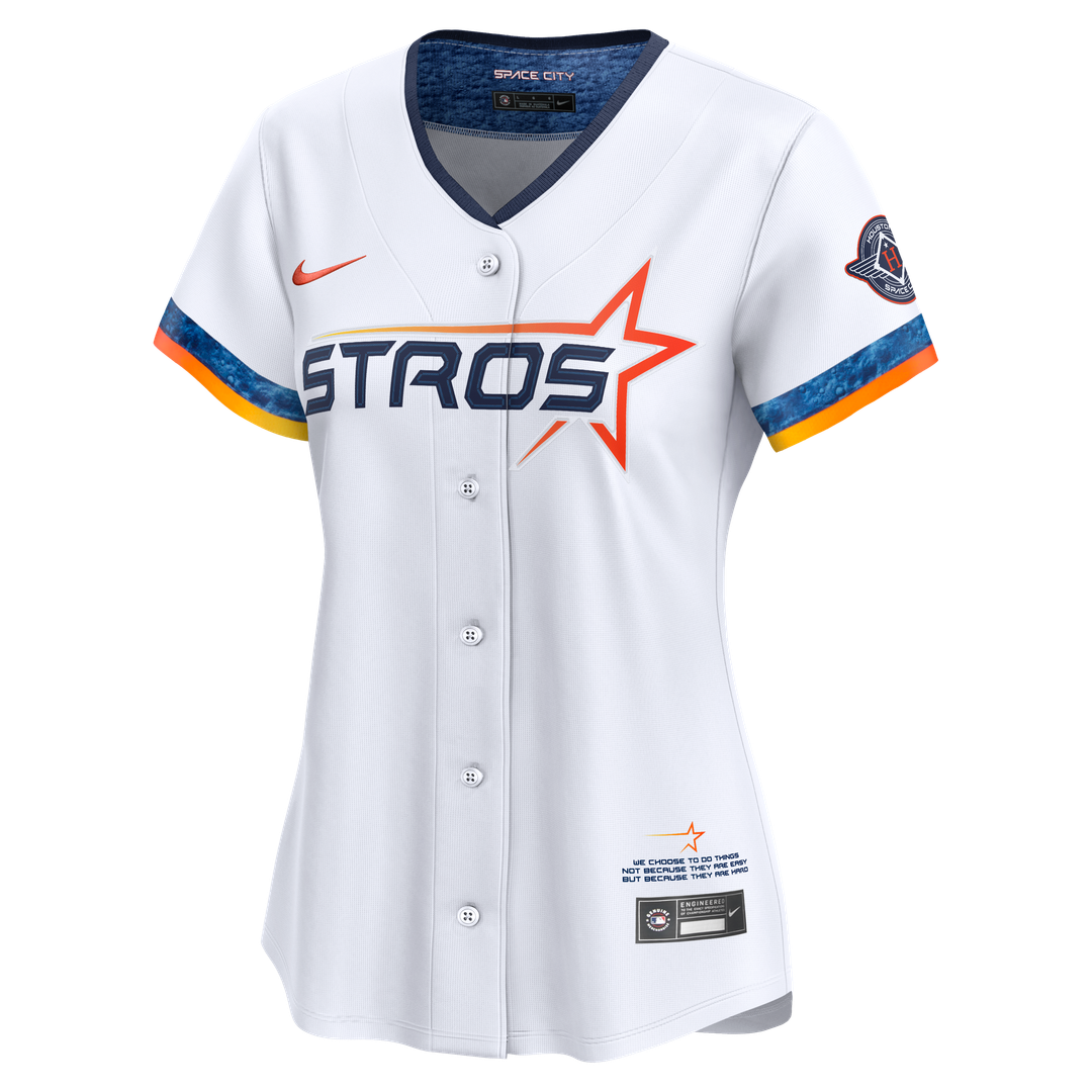 Houston Astros Nike Women's 2025 City Connect Limited Jersey - White | MLB Fan Gear