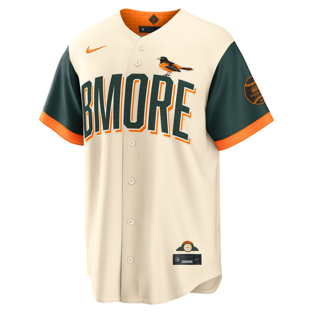 Baltimore Orioles Nike 2026 City Connect Stadium Jersey - Cream | MLB Fan Gear