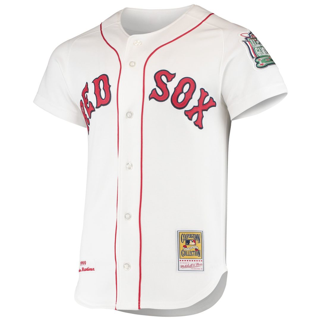 Pedro Martinez Boston Red Sox Mitchell & Ness 1999 Cooperstown Collection Home Authentic Jersey - White | MLB Fan Gear