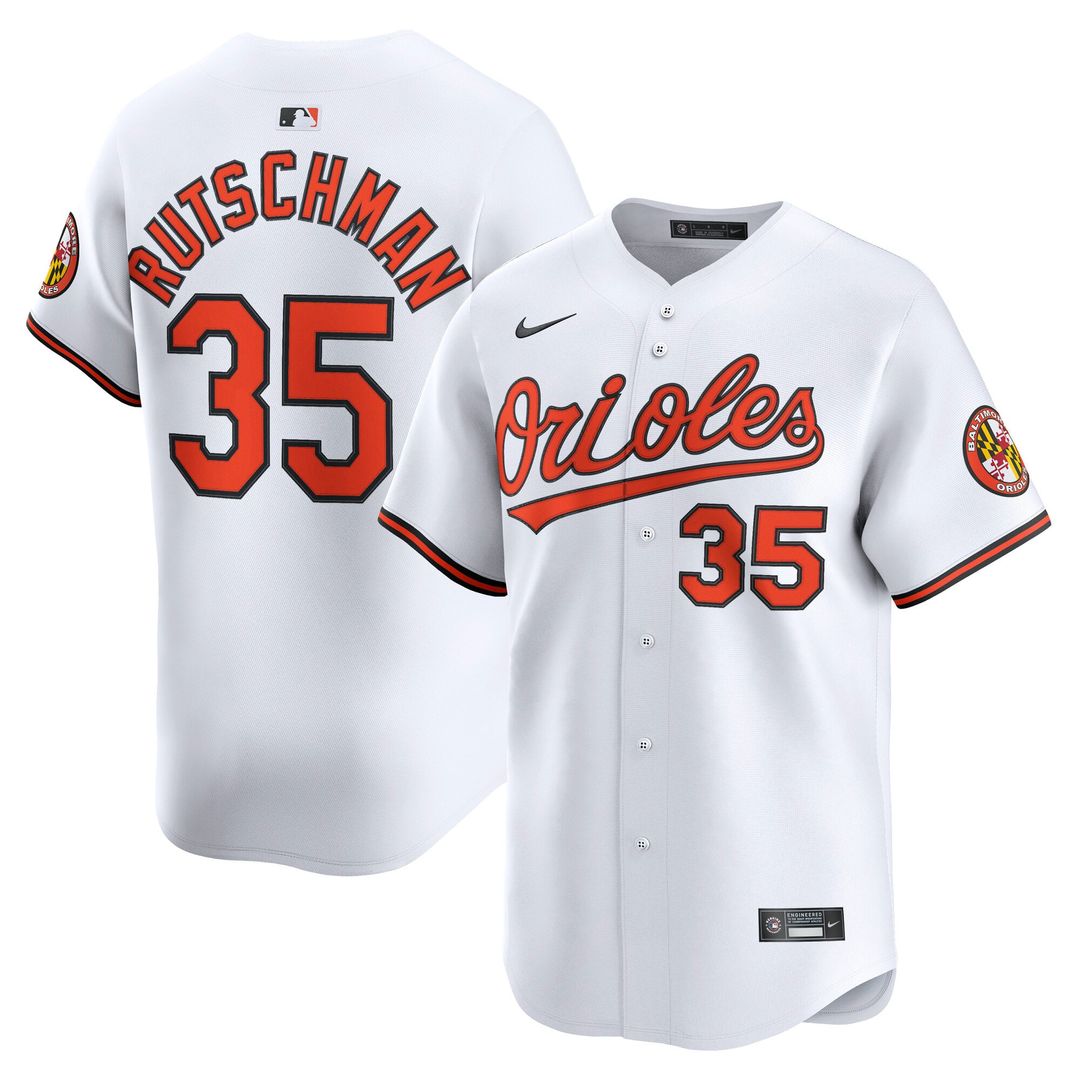 Adley Rutschman Baltimore Orioles Nike Home Limited Player Jersey - White | MLB Fan Gear