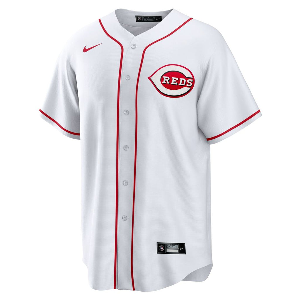 Cincinnati Reds Nike Home Blank Replica Jersey - White | MLB Fan Gear