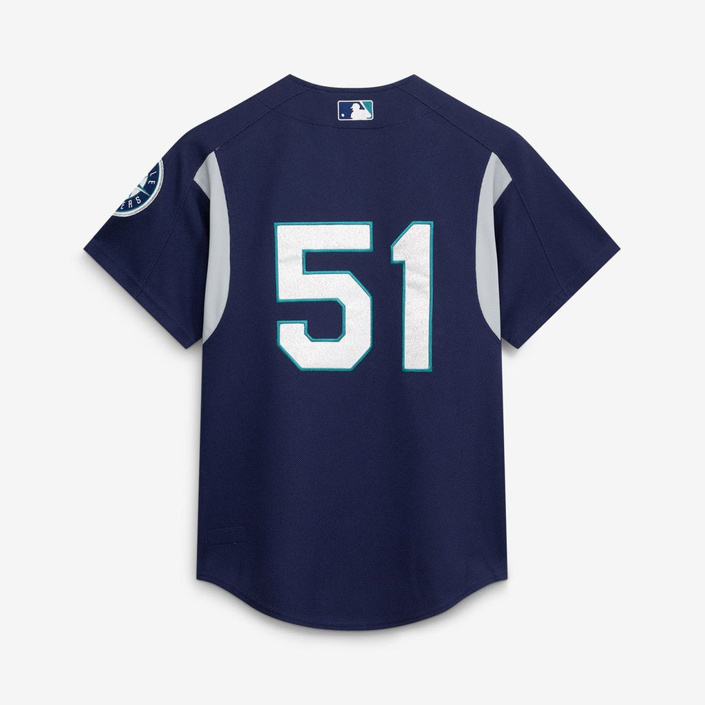 Ichiro Suzuki Seattle Mariners Mitchell & Ness Cooperstown Collection Batting Practice Jersey - Navy | MLB Fan Gear