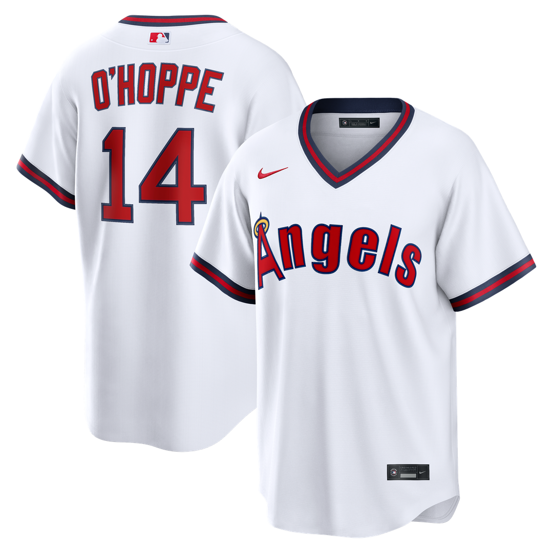 Logan O'Hoppe Los Angeles Angels Nike Alternate Replica Jersey - White | MLB Fan Gear