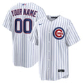 Chicago Cubs Nike Home Replica Custom Jersey - White | MLB Fan Gear