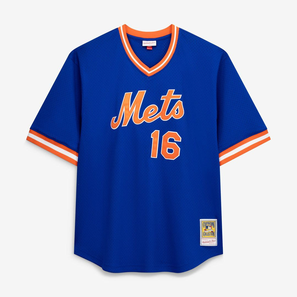 Dwight Gooden New York Mets Profile Big & Tall Cooperstown Collection Mesh Batting Practice Jersey - Royal | Mitchell & Ness MLB Fan Gear
