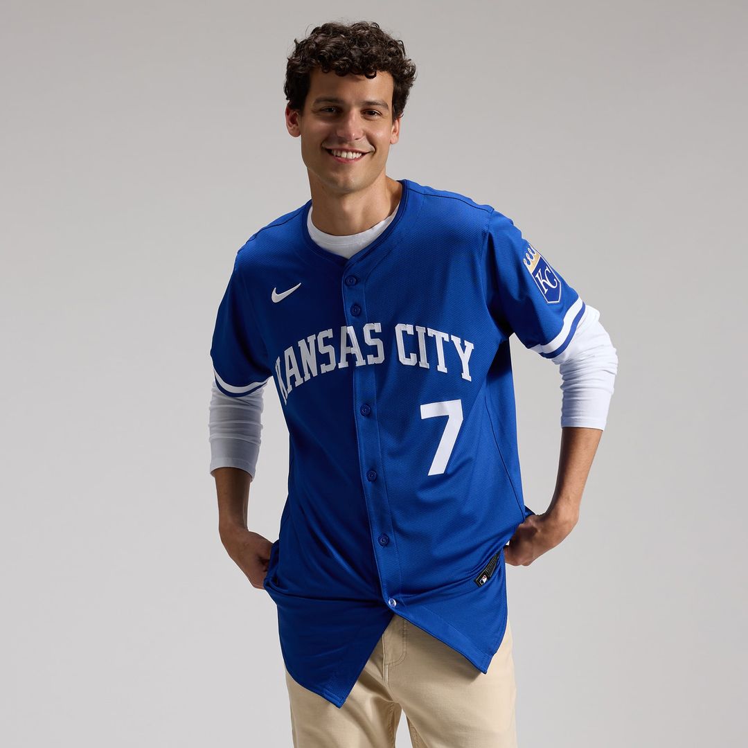 Bobby Witt Jr. Kansas City Royals Nike Alternate 2 Elite Player Jersey - Royal | MLB Fan Gear